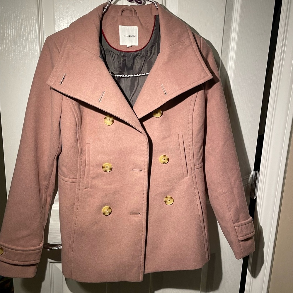 Thread & Supply Blush Peacoat